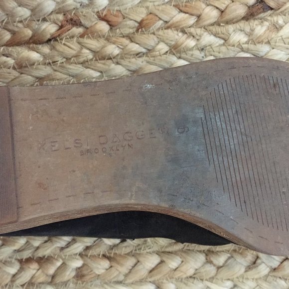 Kelsi Dagger Abbi Suede Slip-On Loafer Wedge - Picture 4 of 5